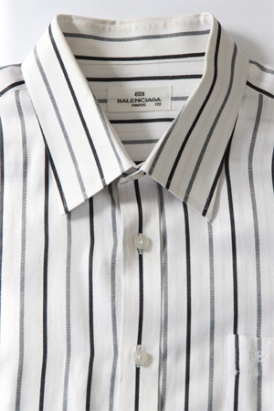 {vintage}balenciaga stripe shirt