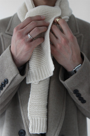 ragular knit muffler