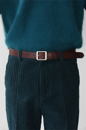 stitch leather belt